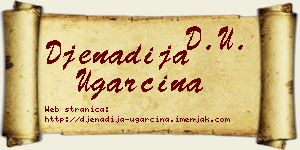 Đenadija Ugarčina vizit kartica
